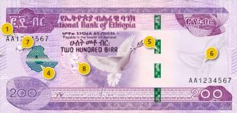 Ethiopia new birr notes 200 100 50 10 ኢትዮጵያ ብር አዲስ አዳዲስ አዲሱ ኖት (4)