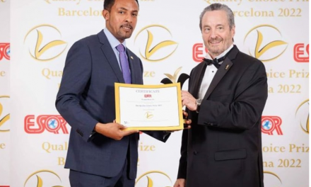 Oromia Bank wins the 2022 Quality Choice Award from the European Society for Quality Research (ESQR)