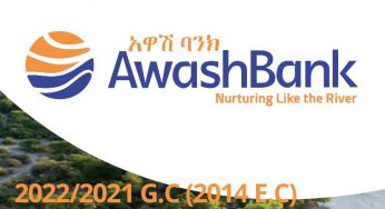 Awash Bank Grosses 7.45bln birr Profit for 2022/2021 Budget Year, Raises Capital to 55bln Birr